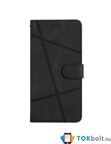 Oldalra nyíló tok Motorola Moto G13 telefonhoz - FEKETE