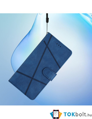 Oldalra nyíló tok Motorola Moto G13 telefonhoz - KÉK