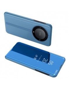 Flip telefontok átlátszó előlappal Honor X9a készülékhez - KÉK