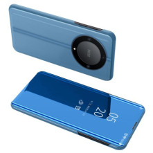 Flip telefontok átlátszó előlappal Honor X9a készülékhez - KÉK