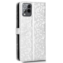 Oldalra nyíló tok T Phone Pro 5G / T-Mobile REVVL 6 Pro telefonhoz - FEHÉR