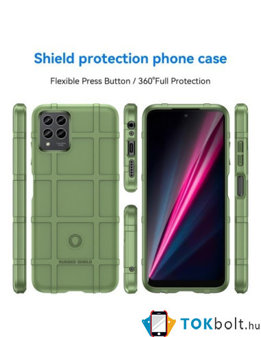 Rugalmas TPU tok T Phone Pro 5G / T-Mobile REVVL 6 Pro készülékhez - ZÖLD