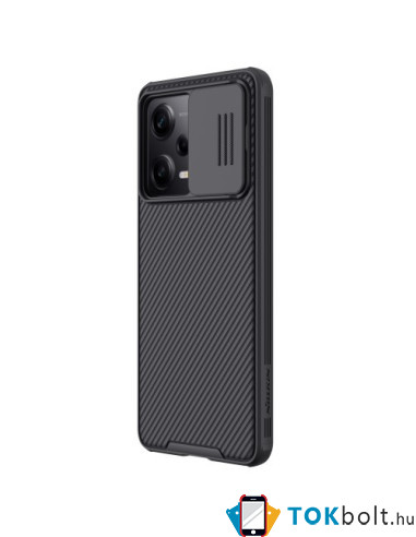 NILLKIN masszív tok kameravédővel Xiaomi Redmi Note 12 Pro / Poco X5 Pro telefonhoz - FEKETE