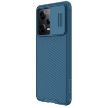 NILLKIN masszív tok kameravédővel Xiaomi Redmi Note 12 Pro / Poco X5 Pro telefonhoz - KÉK