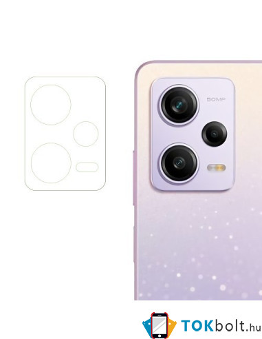 Telefon kamera védő üveg Xiaomi Redmi Note 12 Pro / Poco X5 Pro típusú készülékhez - 1 db