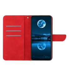 Oldalra nyíló tok Xiaomi Redmi Note 12s telefonhoz - PIROS