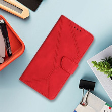 Oldalra nyíló tok Xiaomi Redmi Note 12s telefonhoz - PIROS
