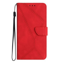 Oldalra nyíló tok Xiaomi Redmi Note 12s telefonhoz - PIROS