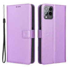Oldalra nyíló tok T Phone Pro 5G / T-Mobile REVVL 6 Pro telefonhoz - LILA