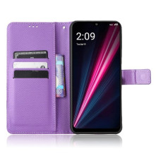 Oldalra nyíló tok T Phone Pro 5G / T-Mobile REVVL 6 Pro telefonhoz - LILA