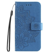 Oldalra nyíló tok Honor Magic5 Lite / Honor X9a telefonhoz - KÉK