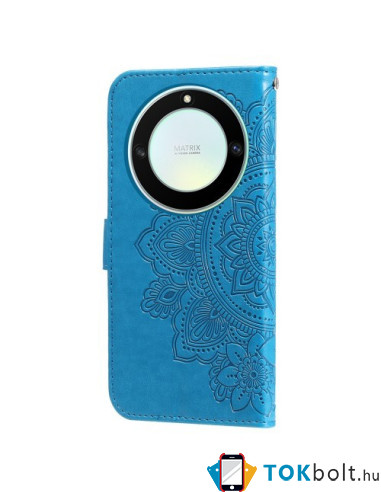Oldalra nyíló tok Honor Magic5 Lite / Honor X9a telefonhoz - KÉK