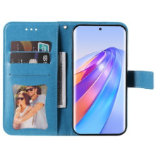 Oldalra nyíló tok Honor Magic5 Lite / Honor X9a telefonhoz - KÉK