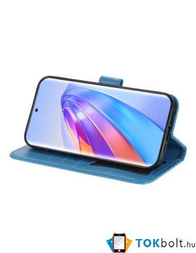 Oldalra nyíló tok Honor Magic5 Lite / Honor X9a telefonhoz - KÉK