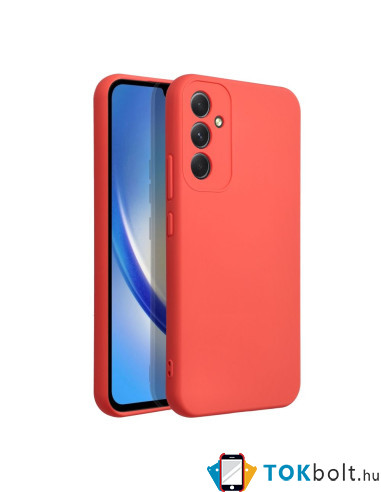 Rugalmas TPU tok Samsung Galaxy A34 5G készülékhez - PIROS
