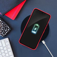 Rugalmas TPU tok Samsung Galaxy A34 5G készülékhez - PIROS