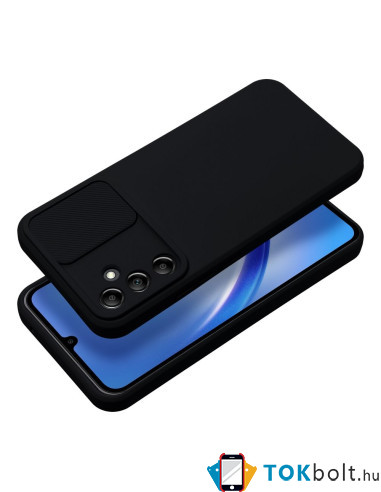 SLIDE telefontok kameravédővel Samsung Galaxy A54 5G telefonhoz - FEKETE