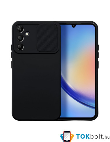SLIDE telefontok kameravédővel Samsung Galaxy A54 5G telefonhoz - FEKETE