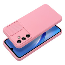 SLIDE telefontok kameravédővel Samsung Galaxy A54 5G telefonhoz - RÓZSASZÍN
