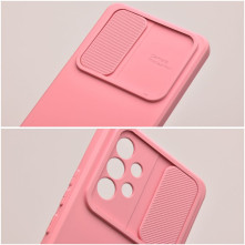 SLIDE telefontok kameravédővel Samsung Galaxy A54 5G telefonhoz - RÓZSASZÍN