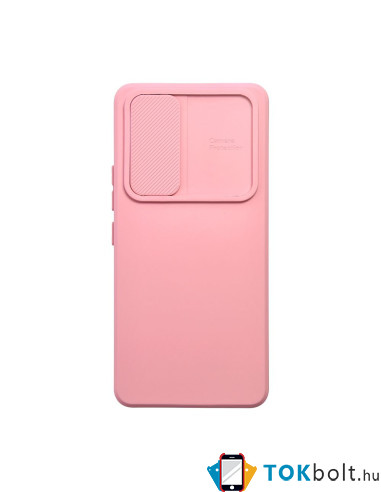 SLIDE telefontok kameravédővel Samsung Galaxy A54 5G telefonhoz - RÓZSASZÍN