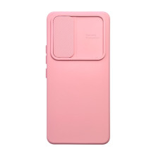 SLIDE telefontok kameravédővel Samsung Galaxy A54 5G telefonhoz - RÓZSASZÍN