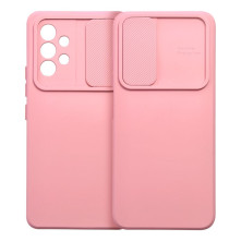 SLIDE telefontok kameravédővel Samsung Galaxy A54 5G telefonhoz - RÓZSASZÍN