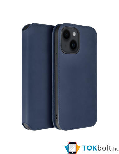 DUAL POCKET oldalra nyíló tok Samsung Galaxy A54 5G telefonhoz - KÉK