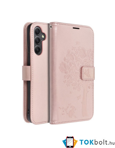 FORCELL MEZZO virágzó fa mintás telefontok Samsung Galaxy A34 5G telefonhoz - RÓZSAARANY