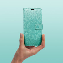 FORCELL MEZZO mandala mintás telefontok Samsung Galaxy A54 5G telefonhoz - ZÖLD