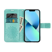 FORCELL MEZZO mandala mintás telefontok Samsung Galaxy A54 5G telefonhoz - ZÖLD