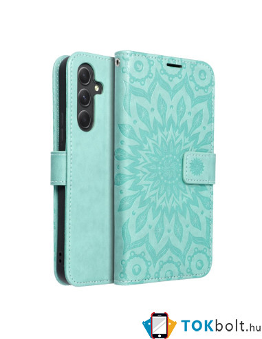 FORCELL MEZZO mandala mintás telefontok Samsung Galaxy A54 5G telefonhoz - ZÖLD