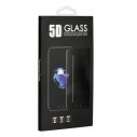 Full glue Samsung Galaxy A14 4G / A14 5G fekete hajlított 5D előlapi üvegfólia
