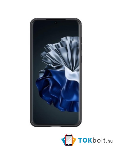 NILLKIN masszív tok kameravédővel Huawei P60 telefonhoz - FEKETE