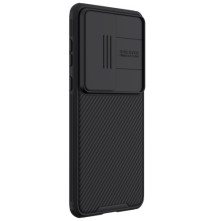 NILLKIN masszív tok kameravédővel Huawei P60 telefonhoz - FEKETE