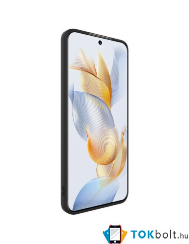 Rugalmas TPU tok Honor 90 készülékhez - FEKETE
