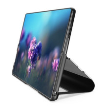 Flip telefontok átlátszó előlappal Samsung Galaxy Z Fold5 készülékhez - FEKETE