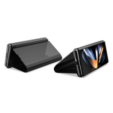 Flip telefontok átlátszó előlappal Samsung Galaxy Z Fold5 készülékhez - LILA