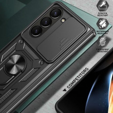 Kemény műanyag és rugalmas TPU hibrid tok Samsung Galaxy Z Fold5 telefonhoz - ARANY