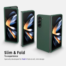 Műanyag hátlap tok Samsung Galaxy Z Fold5 készülékhez - ZÖLD