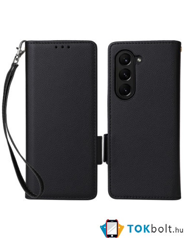 Oldalra nyíló tok Samsung Galaxy Z Fold5 telefonhoz - FEKETE