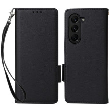 Oldalra nyíló tok Samsung Galaxy Z Fold5 telefonhoz - FEKETE