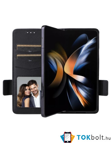 Oldalra nyíló tok Samsung Galaxy Z Fold5 telefonhoz - FEKETE