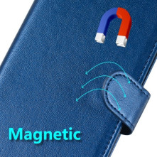 Oldalra nyíló tok Huawei P30 Pro telefonhoz - KÉK