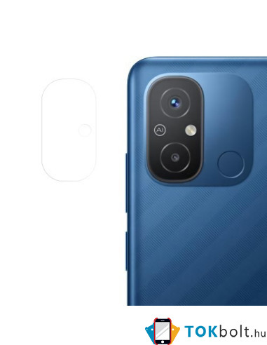 Telefon kamera védő üveg Xiaomi Redmi 12C típusú készülékhez - 1 db