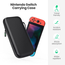UGREEN tok Nintendo Switch-hez kártya rendezővel, karpánttal - FEKETE