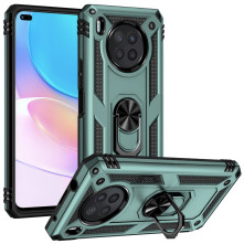 Kemény műanyag és rugalmas TPU hibrid tok Huawei nova 8i / Honor 50 Lite telefonhoz - ARANY
