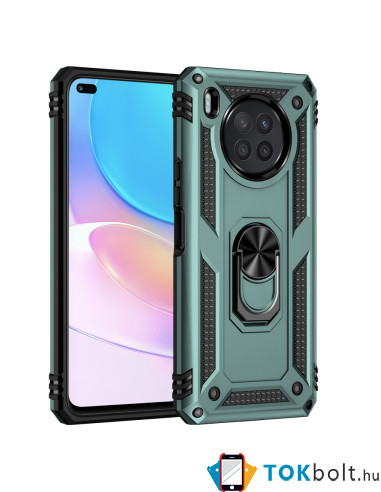 Kemény műanyag és rugalmas TPU hibrid tok Huawei nova 8i / Honor 50 Lite telefonhoz - ARANY