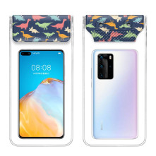 Vízálló mobiltelefon tartó max 7.2 hüvelykes (17.5 x 11 cm) készülékekhez - DINOSZAURUSZ