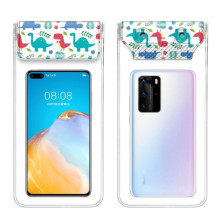 Vízálló mobiltelefon tartó max 7.2 hüvelykes (17.5 x 11 cm) készülékekhez - DÍNÓK